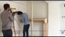 پله های تمام چوب