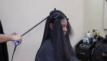 فیلم صاف کردن مو خشک و بلند + آموزش کراتینه مو
