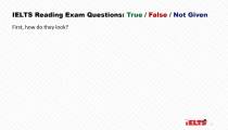 سوالات True or False/Not Given ریدینگ آزمون آیلتس