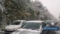 قفل شدن مسیرهای برفی پایتخت