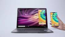 قابلیت انتقال تصویر موبایل بر روی لپ‌تاپ MateBook X Pro 2019