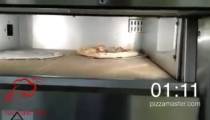پخت پیتزا در فر صندوقی برقی پیتزا مستر