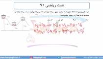 جلسه 136 فیزیک دهم - پایستگی انرژی مکانیکی 7 و تست ریاضی 91  - مدرس محمد پوررضا