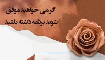 اگر می خواهید موفق شوید برنامه داشته باشید