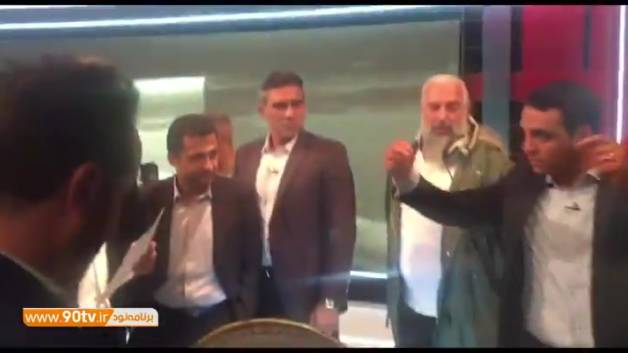 پشت صحنه تمرين قرعه کشی جام حذفی در برنامه نود