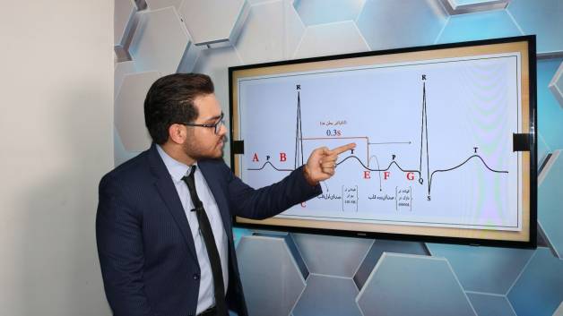 تدریس مبحث انعکاس زردپی زیر زانو توسط محمدرضا اولیایی