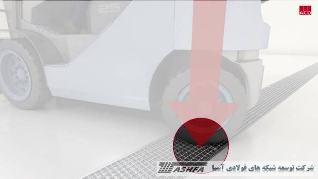 گریتنگ کانال مناسب برای عبور وسایل نقلیه