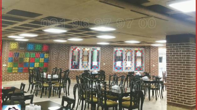 کاهگل ضد آب جهت پوشش سقف بتنی و دیوار سلف دانشگاه امیرکبیر - مقاوم و قابل شستشو