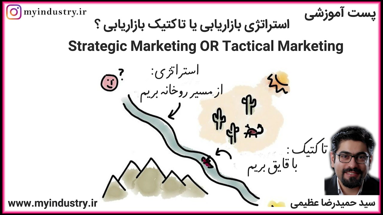 انتخاب مهم بین استراتژی بازاریابی و تاکتیک بازاریابی