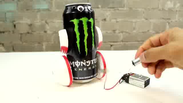 ساخت ربات با قوطی نوشابه