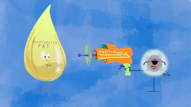 انیمیشن بسیار جالب در خصوص خطرات مصرف چربی ترانس