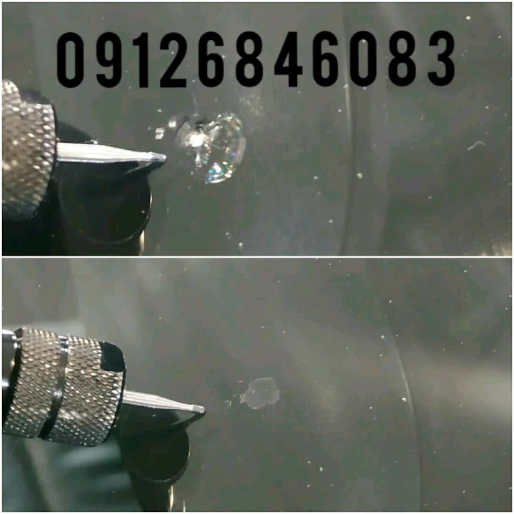 ترمیم شیشه اتومبیل-قبل و بعد از ترمیم